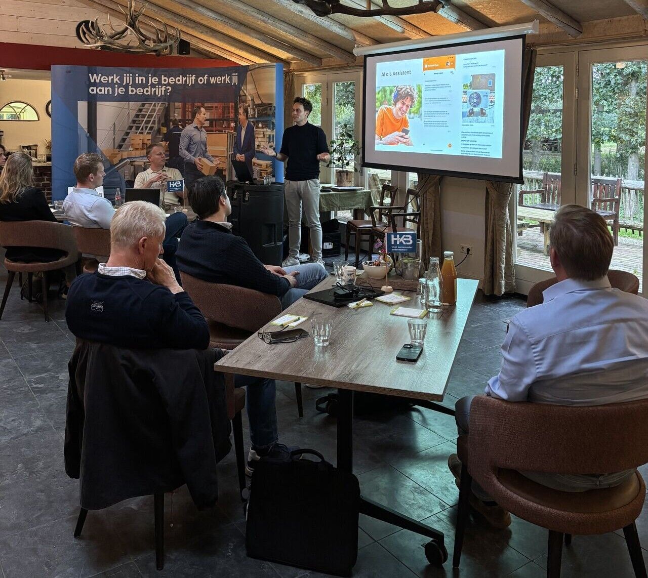 Lezing over de toekomst van AI bij HKB
